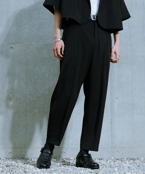 Ellno Loset(エルノロゼット)の「アンクルテーパードパンツ/セットアップ対応(スラックス・メンズ・ライトグレー/ブラック/ピンク/ブルー・SMALL/MEDIUM/LARGE)」の7枚目の写真