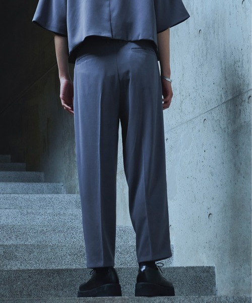 Ellno Loset(エルノロゼット)の「アンクルテーパードパンツ/セットアップ対応(スラックス・メンズ・ライトグレー/ブラック/ピンク/ブルー・SMALL/MEDIUM/LARGE)」の20枚目の写真