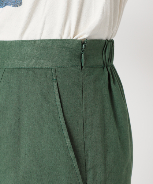 B.C STOCK（ベーセーストック）の「コットンリネン ティアードフリルスカート（スカート・レディース・ホワイト/ブラック/グリーン・FREE）」の20枚目の写真