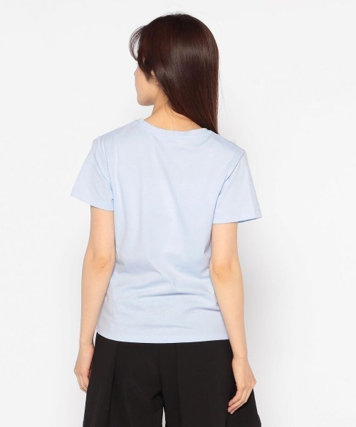 MISCH MASCH（ミッシュマッシュ）の「ロゴプリントＴシャツ（Tシャツ/カットソー・レディース・ホワイト/ライトブルー/ブラック・MEDIUM）」の7枚目の写真