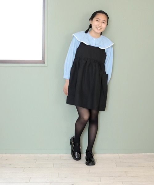SOROTTO(ソロット)の「ストラップ 軽量厚底 タンクソールのフォーマルパンプス ◆(パンプス・キッズ・ブラック/ブラック系その他・23.0cm/24.0cm/22.0cm/21.0cm)」の6枚目の写真