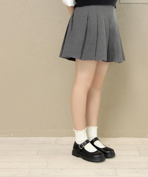 SOROTTO(ソロット)の「ストラップ 軽量厚底 タンクソールのフォーマルパンプス ◆(パンプス・キッズ・ブラック/ブラック系その他・23.0cm/24.0cm/22.0cm/21.0cm)」の17枚目の写真