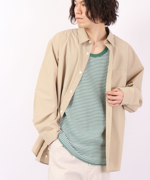 JEMORGAN（ジェーイーモーガン）の「JEMORGAN ワッフルボーダータンクトップ（パック入り）（タンクトップ・メンズ・グレー系その他/グリーン系その他/ブルー系その他/レッド系その他・M/XL/L）」の18枚目の写真