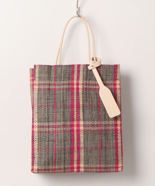 EleSac（エルサック）の「【EleSac / エルサック】ショッピングバッグカゴトート（かごバッグ・レディース・グレー/イエロー・FREE）」の13枚目の写真