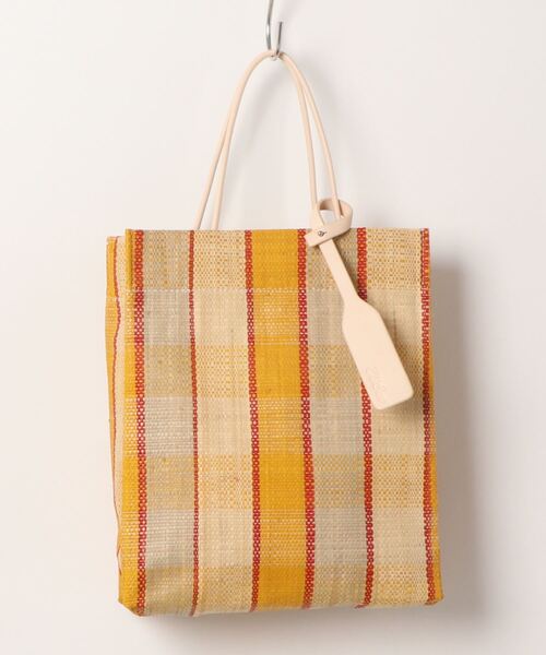 EleSac（エルサック）の「【EleSac / エルサック】ショッピングバッグカゴトート（かごバッグ・レディース・グレー/イエロー・FREE）」の14枚目の写真