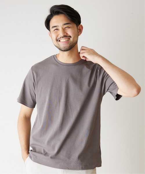 【新品】エディフィス　ニットTシャツ　メンズ　ブルー　L Nilway tシャツ 透かし編み プルオーバー メッシュ オーバー