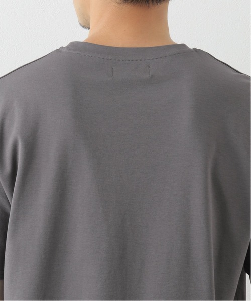 417 EDIFICE(フォーワンセブンエディフィス)の「【吸水速乾】 シルケット スムースTシャツ(Tシャツ/カットソー・メンズ・ホワイト/チャコールグレー/ブラック/ベージュ/グレー/サックスブルー・SMALL/MEDIUM/LARGE/X-LARGE)」の22枚目の写真