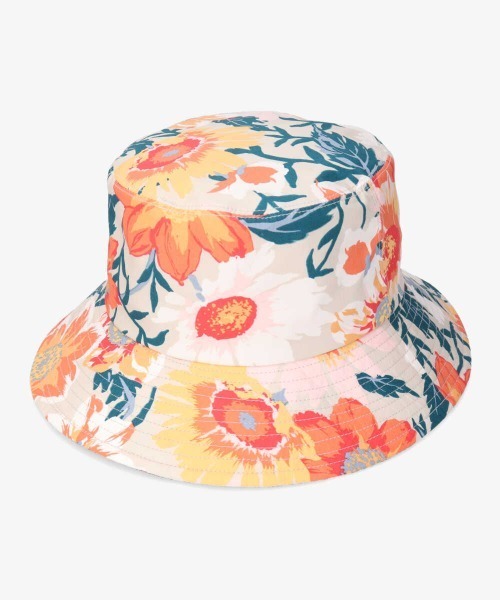 Chapeau d' O(シャポードオー)の「Chapeau d' O Flower PT Bucket(ハット・レディース・オレンジ/ブルー・M/57.5cm)」の6枚目の写真