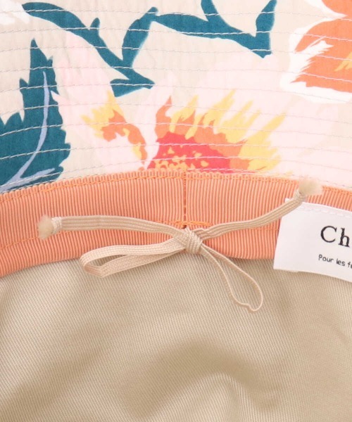 Chapeau d' O(シャポードオー)の「Chapeau d' O Flower PT Bucket(ハット・レディース・オレンジ/ブルー・M/57.5cm)」の17枚目の写真