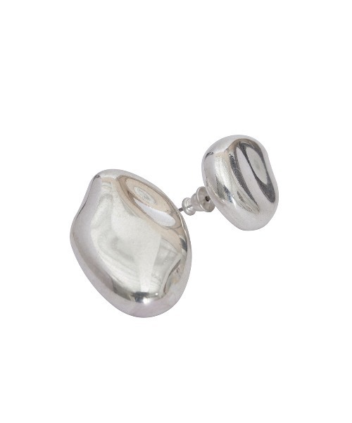 Ameri（アメリ）の「STONE LIKE ASYMMETRY PIERCE（ピアス（両耳用）・レディース・シルバー/ゴールド・FREE）」の8枚目の写真