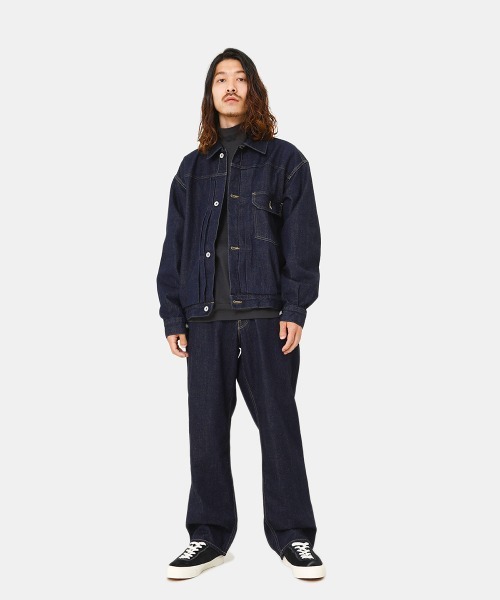 marka（マーカ）の「marka / マーカ：COCOON FIT JEANS - organic cotton 12oz denim -：M22C-01PT01C[COR]（デニムパンツ・メンズ・インディゴブルー・2/3/1）」の16枚目の写真