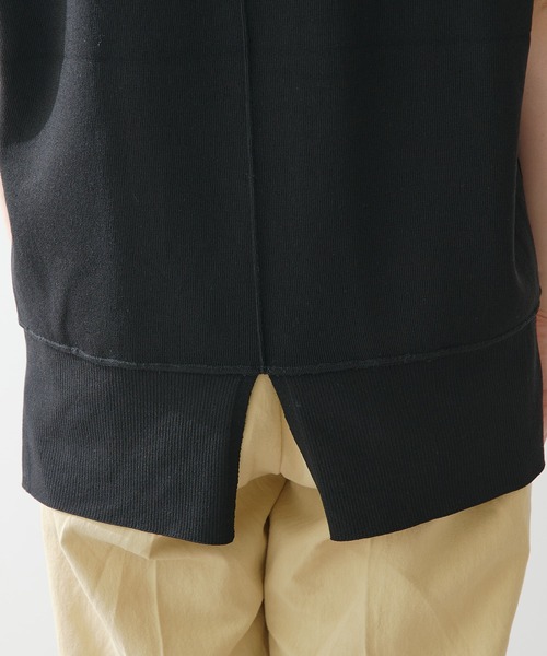 COLLAGE GALLARDAGALANTE（コラージュガリャルダガランテ）の「サイドラメサマーニット（ニット/セーター・レディース・ホワイト/ブラック・FREE）」の19枚目の写真