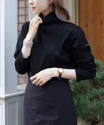 ORCIVAL（オーシバル）の「ORCIVAL/オーシバル　リブタートルネックTEE　RIB JERSEY TURTLENECK OR-C0142 SVR（Tシャツ/カットソー）」