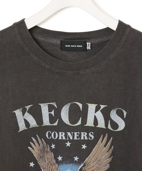 ADAM ET ROPE'(アダムエロペ)の「【GOOD ROCK SPEED】ROCK Tee(Tシャツ/カットソー・レディース・ベージュ/ブラック・FREE)」の3枚目の写真