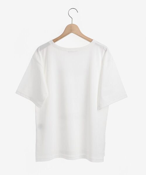 le.coeur blanc（ルクールブラン）の「スクエアロゴプリントTシャツ（Tシャツ/カットソー・レディース・オフホワイト/キャメル・38）」の20枚目の写真