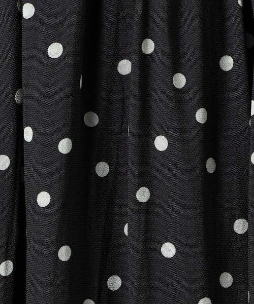 UNITED ARROWS(ユナイテッドアローズ)の「ドットプリント ギャザー ロングスカート(スカート・レディース・ブラック/ダークブラウン・36/38)」の14枚目の写真