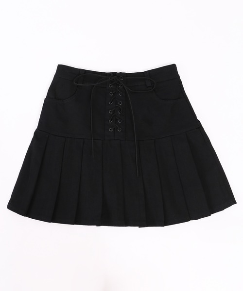 WC（ダブル シー）の「レースアップミニスカート（スカート・レディース・アイボリー/ブラック・FREE）」の13枚目の写真