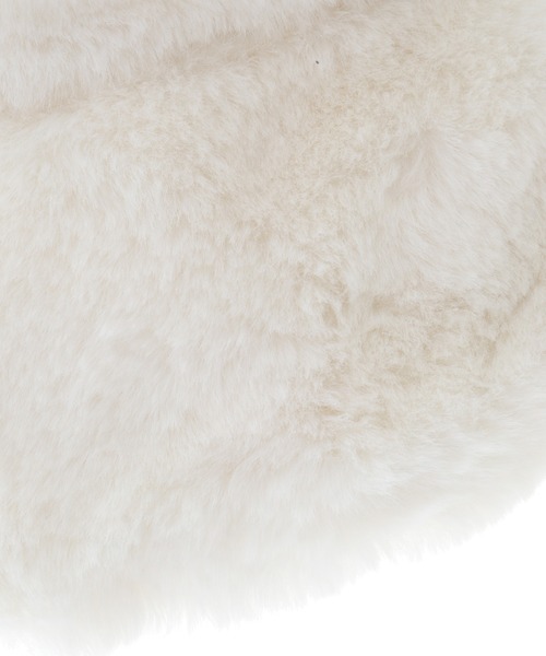 Candy Stripper（キャンディストリッパー）の「CANDY GALS FUR ハット（ハット・レディース・ブラック/オフホワイト/ライトグリーン・FREE）」の5枚目の写真