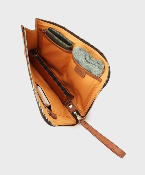 TAKEO KIKUCHI（タケオキクチ）の「【ベーシック】レザー クラッチバッグ（クラッチバッグ・メンズ・ネイビー/ブラック/ブラウン系/ブラック系・00）」の14枚目の写真