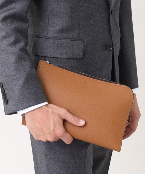 TAKEO KIKUCHI（タケオキクチ）の「【ベーシック】レザー クラッチバッグ（クラッチバッグ・メンズ・ネイビー/ブラック/ブラウン系/ブラック系・00）」の16枚目の写真