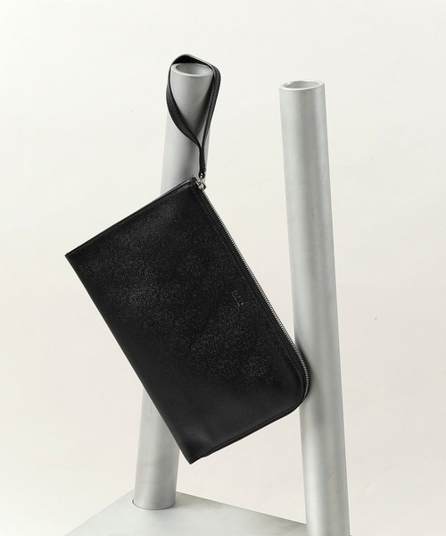 TAKEO KIKUCHI（タケオキクチ）の「【ベーシック】レザー クラッチバッグ（クラッチバッグ・メンズ・ネイビー/ブラック/ブラウン系/ブラック系・00）」の8枚目の写真