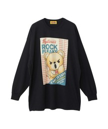 HYSTERIC GLAMOUR | ROCK FLEAKS オーバーサイズTシャツ(Tシャツ/カットソー)