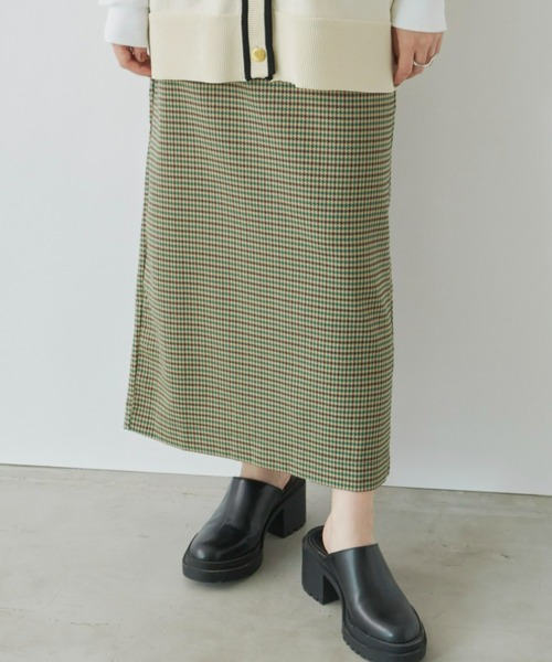 Auntie Rosa Holiday（アンティローザホリデー）の「チェックナロースカート / サイズ展開あり（スカート・レディース・ブルー/グリーン・SMALL/MEDIUM）」の18枚目の写真