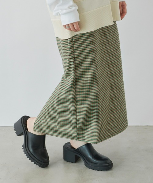 Auntie Rosa Holiday（アンティローザホリデー）の「チェックナロースカート / サイズ展開あり（スカート・レディース・ブルー/グリーン・SMALL/MEDIUM）」の20枚目の写真