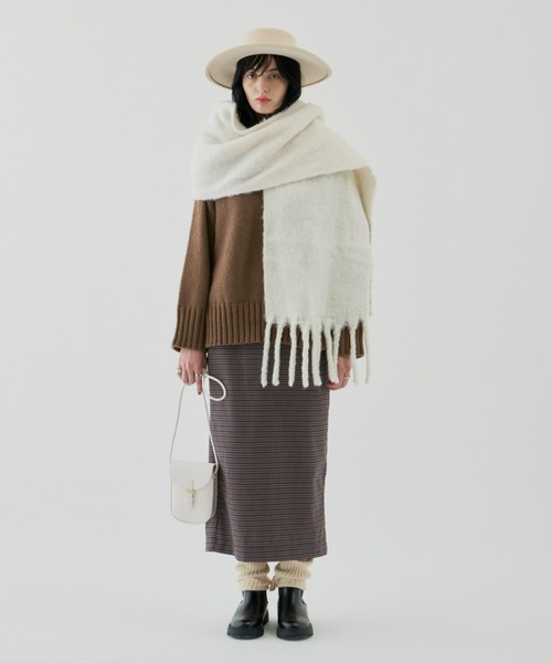 Auntie Rosa Holiday（アンティローザホリデー）の「チェックナロースカート / サイズ展開あり（スカート・レディース・ブルー/グリーン・SMALL/MEDIUM）」の10枚目の写真