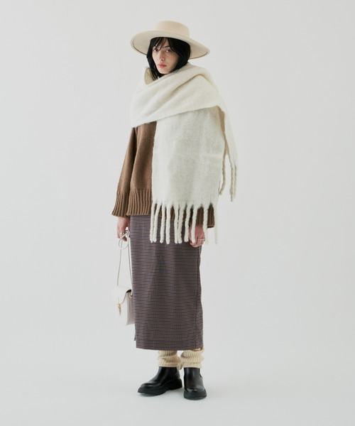 Auntie Rosa Holiday（アンティローザホリデー）の「チェックナロースカート / サイズ展開あり（スカート・レディース・ブルー/グリーン・SMALL/MEDIUM）」の11枚目の写真