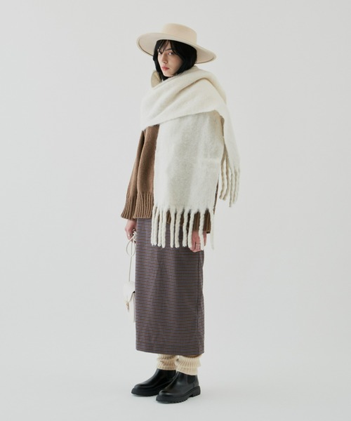 Auntie Rosa Holiday（アンティローザホリデー）の「チェックナロースカート / サイズ展開あり（スカート・レディース・ブルー/グリーン・SMALL/MEDIUM）」の12枚目の写真