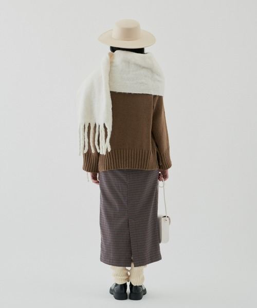 Auntie Rosa Holiday（アンティローザホリデー）の「チェックナロースカート / サイズ展開あり（スカート・レディース・ブルー/グリーン・SMALL/MEDIUM）」の15枚目の写真