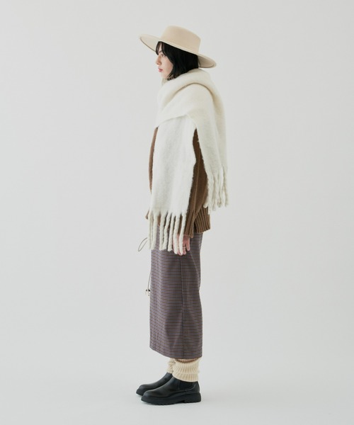 Auntie Rosa Holiday（アンティローザホリデー）の「チェックナロースカート / サイズ展開あり（スカート・レディース・ブルー/グリーン・SMALL/MEDIUM）」の14枚目の写真