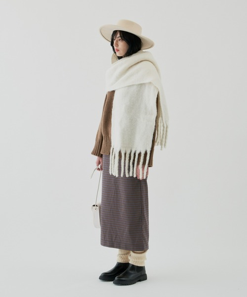 Auntie Rosa Holiday（アンティローザホリデー）の「チェックナロースカート / サイズ展開あり（スカート・レディース・ブルー/グリーン・SMALL/MEDIUM）」の13枚目の写真