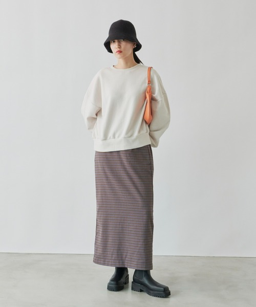 Auntie Rosa Holiday（アンティローザホリデー）の「チェックナロースカート / サイズ展開あり（スカート・レディース・ブルー/グリーン・SMALL/MEDIUM）」の5枚目の写真