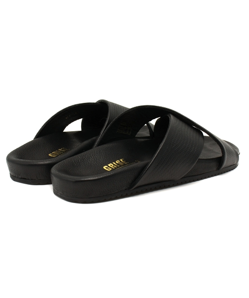 LE TALON（ルタロン）の「◆Le Talon GRISE ◆ ◇レザークロスフラットサンダル（サンダル・レディース・ブラック・38/36/37/35）」の6枚目の写真