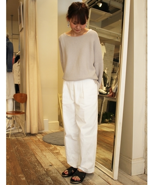 LE TALON（ルタロン）の「◆Le Talon GRISE ◆ ◇レザークロスフラットサンダル（サンダル・レディース・ブラック・38/36/37/35）」の11枚目の写真