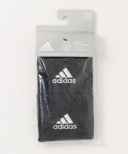 adidas（アディダス）の「《 adidas 》ﾃﾆｽ ﾘｽﾄﾊﾞﾝﾄﾞ S（バングル/リストバンド・メンズ・ブラック×ホワイト/ホワイト×ブラック・フリー）」の2枚目の写真