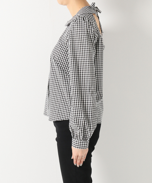 Charles Chaton(シャルルシャトン)の「SANDY LIANG Stinging Top(シャツ/ブラウス・レディース・ブラック・X-SMALL)」の6枚目の写真