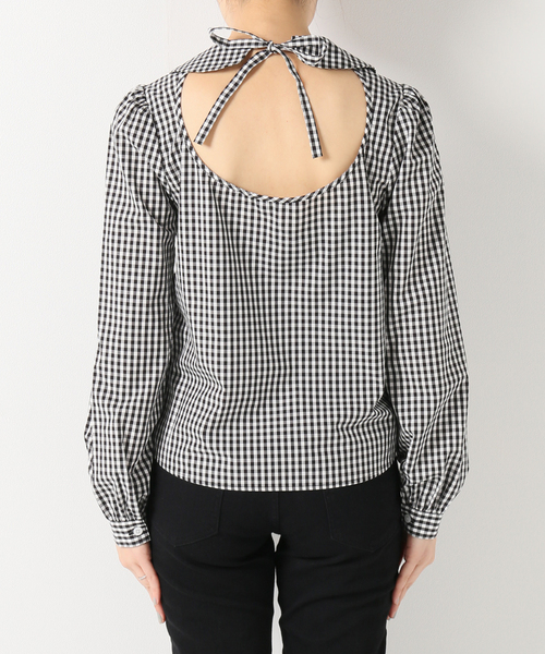 Charles Chaton(シャルルシャトン)の「SANDY LIANG Stinging Top(シャツ/ブラウス・レディース・ブラック・X-SMALL)」の2枚目の写真