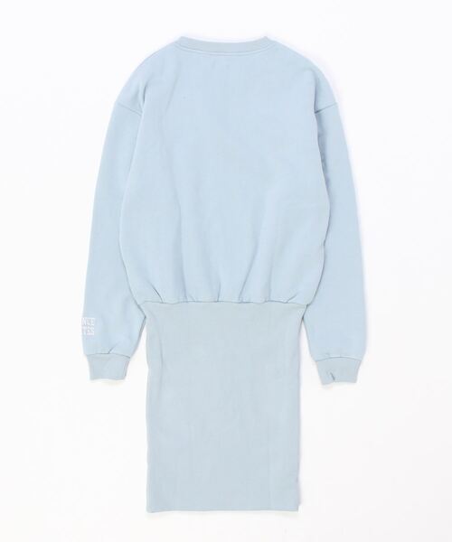 RVCA(ルーカ)の「RVCA/ルーカ ルーズシルエット/スウェットワンピース BC044-380(ワンピース・レディース・ホワイト/ブラック/ブルー・S/M)」の4枚目の写真