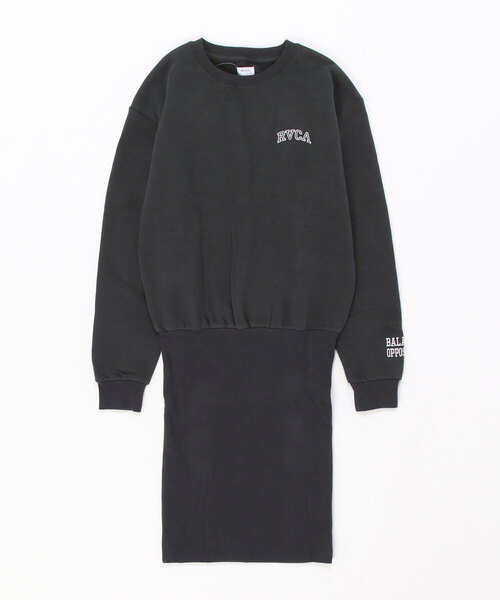 RVCA(ルーカ)の「RVCA/ルーカ ルーズシルエット/スウェットワンピース BC044-380(ワンピース・レディース・ホワイト/ブラック/ブルー・S/M)」の12枚目の写真