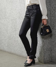 NAVY | ずっ黒 静電気防止 スキニーストレッチパンツ(その他パンツ)