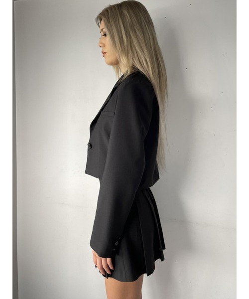 EGOIST(エゴイスト)の「ダークカラーシングルジャケット(その他アウター・レディース・ブラック/ダークグレー/マルチ・FREE)」の7枚目の写真