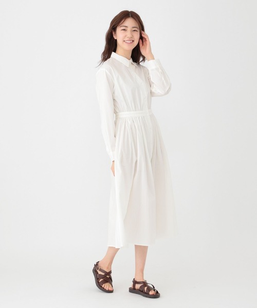 Love,Bonito（ラブボニート）の「オデル シャツドレス（ワンピース・レディース・ホワイト/ブラック・MEDIUM/SMALL/LARGE/X-SMALL）」の6枚目の写真