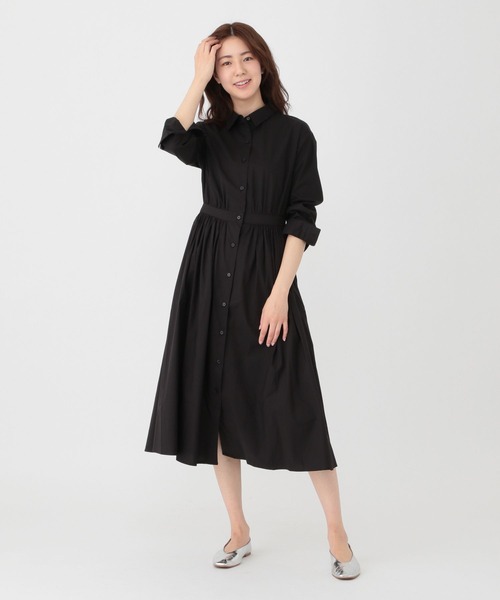 Love,Bonito（ラブボニート）の「オデル シャツドレス（ワンピース・レディース・ホワイト/ブラック・MEDIUM/SMALL/LARGE/X-SMALL）」の9枚目の写真