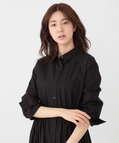 Love,Bonito（ラブボニート）の「オデル シャツドレス（ワンピース・レディース・ホワイト/ブラック・MEDIUM/SMALL/LARGE/X-SMALL）」の12枚目の写真