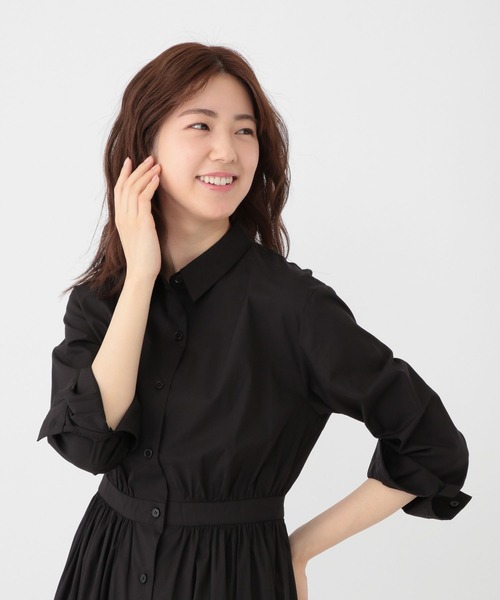 Love,Bonito（ラブボニート）の「オデル シャツドレス（ワンピース・レディース・ホワイト/ブラック・MEDIUM/SMALL/LARGE/X-SMALL）」の13枚目の写真