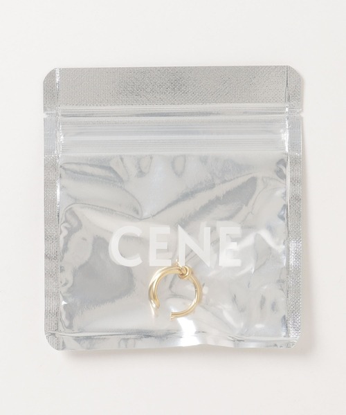 CENE（セネ）の「【CENE】セネ/ ノットスリムリング（リング・レディース・シルバー/ゴールド・#13/#9/#11）」の3枚目の写真