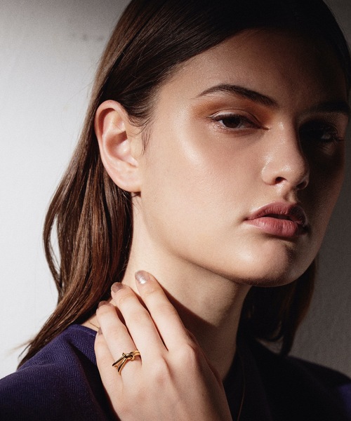 CENE（セネ）の「【CENE】セネ/ ノットスリムリング（リング・レディース・シルバー/ゴールド・#13/#9/#11）」の16枚目の写真